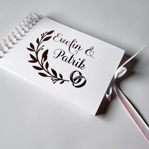 Esküvői vendégkönyv  - esküvő - emlék & ajándék - vendégkönyv - Meska.hu