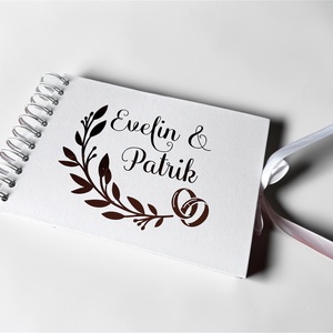 Esküvői vendégkönyv  - esküvő - emlék & ajándék - vendégkönyv - Meska.hu