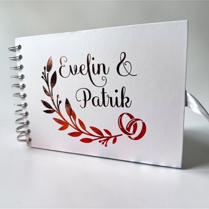 Esküvői vendégkönyv  - esküvő - emlék & ajándék - vendégkönyv - Meska.hu