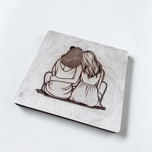 Tanú felkérő - egyedi gravírozással, grafikával - esküvő - meghívó & kártya - tanú felkérő - Meska.hu