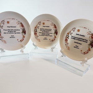 Szülőköszöntő tányér - esküvő - emlék & ajándék - szülőköszöntő ajándék - Meska.hu