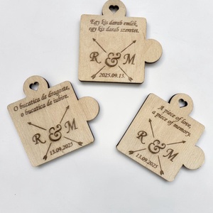 Köszönőajándék - puzzle darab - Meska.hu