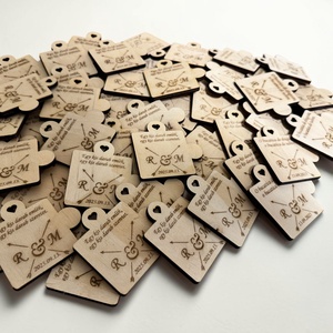Köszönőajándék - puzzle darab - esküvő - emlék & ajándék - köszönőajándék - Meska.hu