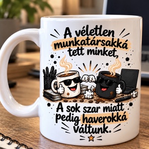 Kolléga bögre férfiaknak � vicces ajándék munkatársnak, barátnőnek - otthon & életmód - konyhafelszerelés, tálalás - tálalás - bögre & csésze - Meska.hu