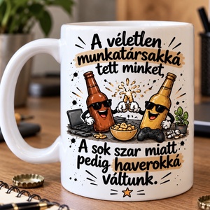Kolléga bögre férfiaknak � vicces ajándék munkatársnak, barátnőnek - otthon & életmód - konyhafelszerelés, tálalás - tálalás - bögre & csésze - Meska.hu