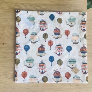 Élelmiszerbiztos újraszalvéta - léghajós - táska & tok - uzsonna- & ebéd tartó - szendvics csomagoló - Meska.hu