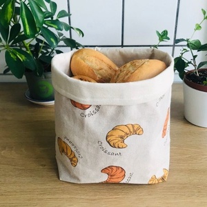 Textil tároló kosár - Croissant  - otthon & életmód - tárolás & rendszerezés - tárolókosár - Meska.hu