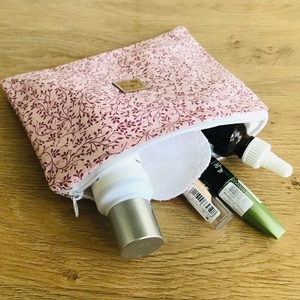 Cipzáros újratasak, neszeszer - mályvás - Meska.hu