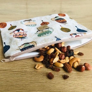 Vízhatlan cipzáros nasitasi, újratasak - léghajós - táska & tok - uzsonna- & ebéd tartó - ebéd tasak, doboz - Meska.hu