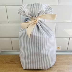 Frissentartó élelmiszerbiztos kenyeres zsák - csíkos - Meska.hu