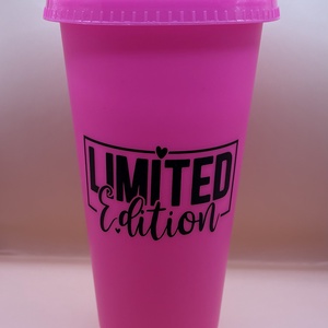 Műanyag pink pohár 710ml, Otthon & Életmód, Konyhafelszerelés, tálalás, Tálalás, Pohár, Mindenmás, MESKA