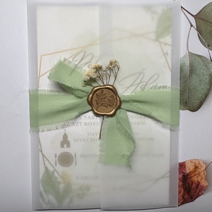 Esküvő meghívó - Meska.hu