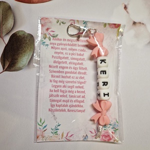 Keri kulcstartó, Táska & Tok, Kulcstartó & Táskadísz, Kulcstartó, Gyöngyfűzés, gyöngyhímzés, MESKA