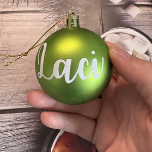 Névre szóló gömb - Meska.hu