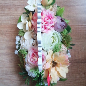 Virágos asztali dísz - otthon & életmód - dekoráció - asztal és polc dekoráció - asztaldísz - Meska.hu