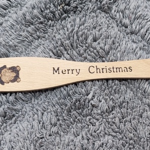 Karácsonyi mintás fakanál, Otthon & Életmód, Dekoráció, Kép & Falikép, Fából készült kép, Gravírozás, pirográfia, MESKA