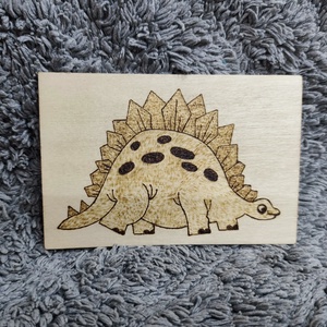 Dínós égetett képek - Meska.hu