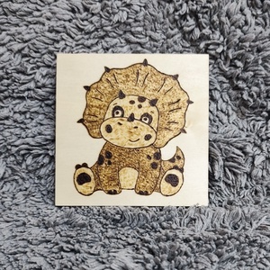 Dínós égetett képek - otthon & életmód - dekoráció - kép & falikép - fából készült kép - Meska.hu