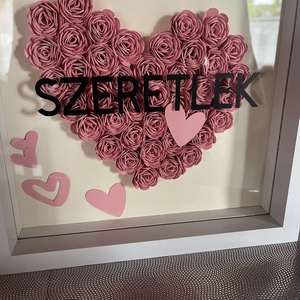 Ajándék örökvirág , Otthon & Életmód, Dekoráció, Virágdísz és tartó, Virágbox, virágdoboz, Papírművészet, MESKA