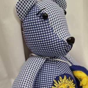 Emlékőrző maci fiú/Nap-Hold Maci - Meska.hu