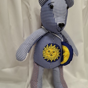 Emlékőrző maci fiú/Nap-Hold Maci - játék & sport - plüssállat & játékfigura - maci - Meska.hu