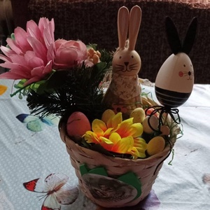 Húsvéti asztali dekoráció, Otthon & Életmód, Dekoráció, Asztal és polc dekoráció, Asztaldísz, Mindenmás, MESKA