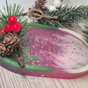 Epoxiból készült egyedi tároló tálca - ékszer - ékszertartó - ékszertartó tál - Meska.hu