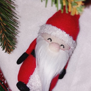 Tölthető Mikulás figura - karácsony - karácsonyi lakásdekoráció - karácsonyi manók, figurák - Meska.hu