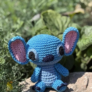 Stitch amigurumi - játék & sport - plüssállat & játékfigura - plüss mesefigurák - Meska.hu
