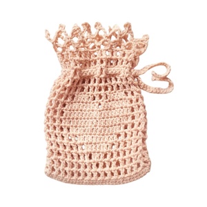 Horgolt ajándéktasak szív mintával , Táska & Tok, Pénztárca & Más tok, Dohánytasak & Szütyő, Horgolás, MESKA