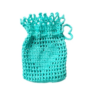 Horgolt ajándéktasak szív mintával 8, Táska & Tok, Pénztárca & Más tok, Dohánytasak & Szütyő, Horgolás, MESKA