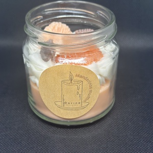 Mandarinos muffin, Otthon & Életmód, Gyertya, illat, aroma, Gyertya, Gyertya-, mécseskészítés, MESKA