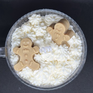 Mézeskalács és karamell, Karácsony, Karácsonyi lakásdekoráció, Karácsonyi illatgyertya, mécses, Gyertya-, mécseskészítés, MESKA