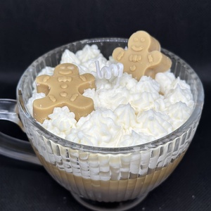 Mézeskalács és karamell - karácsony - karácsonyi lakásdekoráció - karácsonyi illatgyertya, mécses - Meska.hu