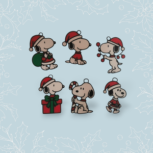 Snoopy karácsonyfa dísz - Meska.hu