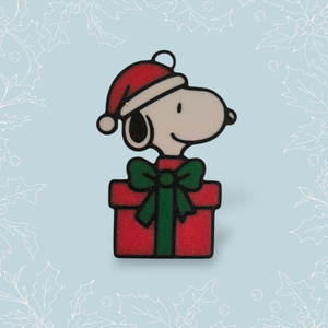 Snoopy karácsonyfa dísz - karácsony - karácsonyi lakásdekoráció - karácsonyfadíszek - Meska.hu