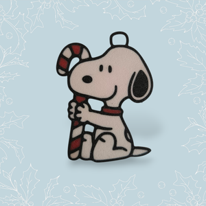 Snoopy karácsonyfa dísz - karácsony - karácsonyi lakásdekoráció - karácsonyfadíszek - Meska.hu