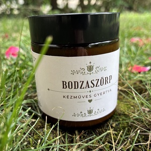 Bodzaszörp illatgyertya - otthon & életmód - gyertya, illat, aroma - gyertya - Meska.hu