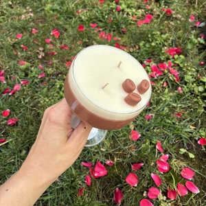 Espresso Martini gyertya - otthon & életmód - gyertya, illat, aroma - gyertya - Meska.hu
