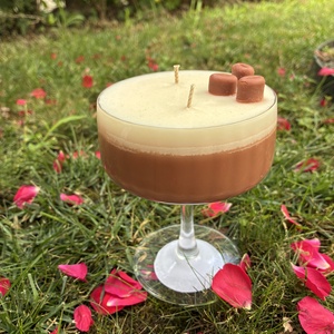 Espresso Martini gyertya - otthon & életmód - gyertya, illat, aroma - gyertya - Meska.hu