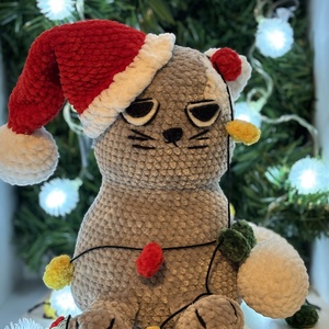 Grumpy cat karácsonyi kiadás - Meska.hu