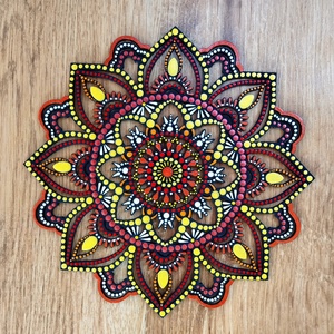Nyári pezsgés mandala - otthon & életmód - dekoráció - spiritualitás - mandala - Meska.hu