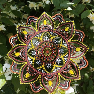 Nyári pezsgés mandala - otthon & életmód - dekoráció - spiritualitás - mandala - Meska.hu