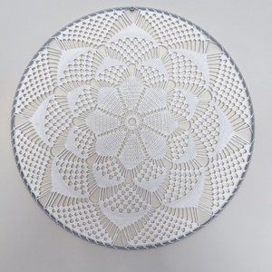 Modern horgolt mandala - otthon & életmód - dekoráció - spiritualitás - mandala - Meska.hu