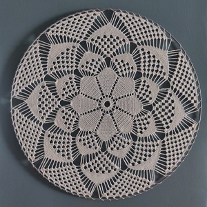 Modern horgolt mandala, Otthon & Életmód, Dekoráció, Spiritualitás, Mandala, Horgolás, MESKA