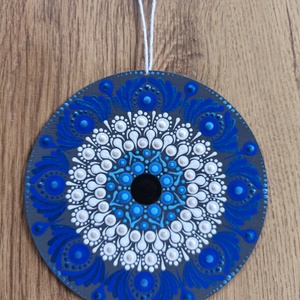 Nazar mandala - művészet - festmény - akril - Meska.hu