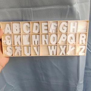 Fehér fa betűk  - diy (csináld magad) - egységcsomag - Meska.hu