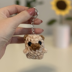 Mopsz kulcstartó  - Meska.hu