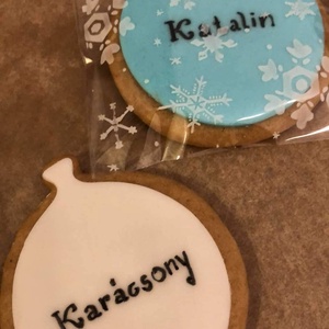 Egyedi feliratos  mézeskalács - karácsony - karácsonyi lakásdekoráció - karácsonyfadíszek - Meska.hu