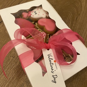 Valentin napi mézeskalács box - élelmiszer - édesség - mézeskalács - Meska.hu